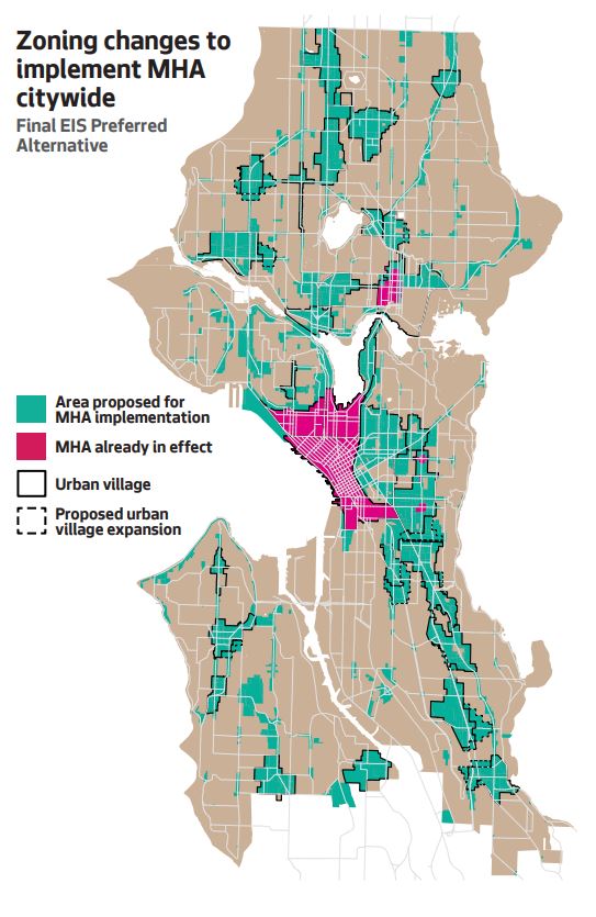 city of seattle zoning map Seattle Approves Zoning Changes To 27 Neighborhoods Beachworks Llc city of seattle zoning map